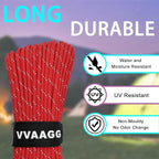 VVAAGG Reflective Paracord Rope 100FT, 7 Strand Nylon para Cord Lanyard Utility 550 Parachute Cord, 4mm Thin Tent Rope for Outdoor Camping Hiking