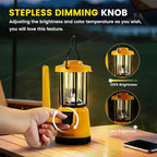Lanterns for Power Outages, LED Lantern Flashlight, 2000LM Rechargeable Camping Light, 4200mAh Battery, 4 Modes, 2625ft Beam, 8Hr Runtime, IP43 Waterproof for Home, Hiking, Fishing, Outdoor