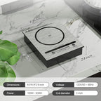 Mini Induction Cooktop, 500W /110V Mini Electric Countertop Burners Portable Small Induction Hot Plate Even Heating for RV Travel & Outdoor Abangdun