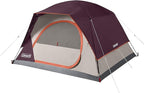 Coleman Skydome Tent with 5 Minute Setup, 2/4/6/8-Person Weatherproof Tent with Rainfly & Carry Bag, 20% More Headroom Than Traditional Canopies