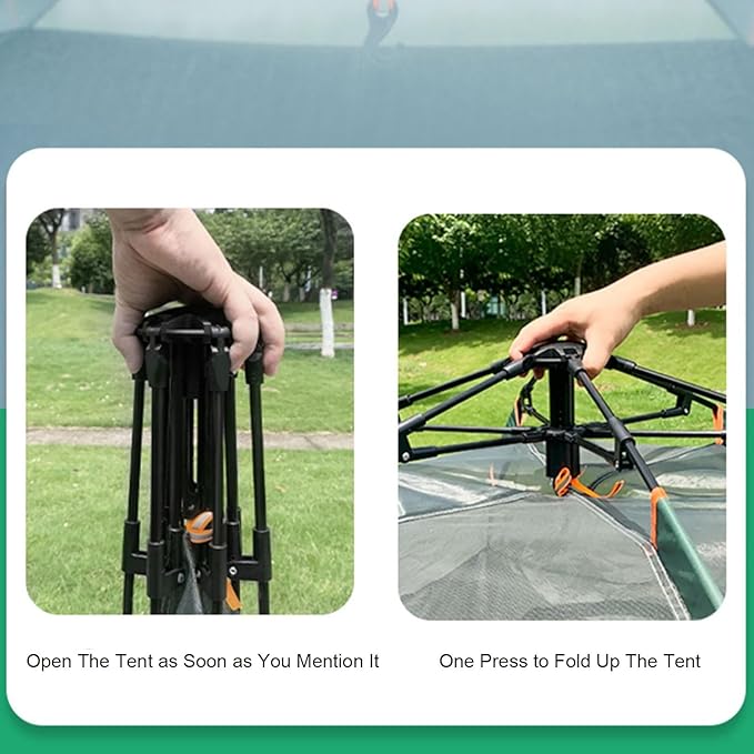 Tent, Camping Tents, 2-in-1 Portable Backpacking Tent with Removable Rainfly, Mesh Windows, Suitable for Family Dome Tent for Camping Hiking Mountaineering