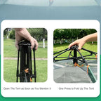 Tent, Camping Tents, 2-in-1 Portable Backpacking Tent with Removable Rainfly, Mesh Windows, Suitable for Family Dome Tent for Camping Hiking Mountaineering