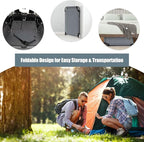 Giantex 2-Pack Folding Camping Cot for Adults, Portable Sleeping Cot Bed with 600D Oxford Fabric, Heavy Duty Frame, 350Lbs Capacity, 1-Step Use, Outdoor Lounge Chair for Sleepover Hiking, Home Office