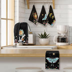 Boyiee Set of 6 Witchy Kitchen Towels Boho Tea Towels Absorbent Mushroom Floral Dish Towels 24 x 16'' Gothic Dish Towels Sun Moon Star Butterfly Hand Towels Gifts for Farmhouse Kitchen Bathroom
