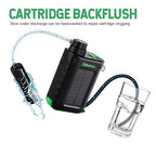Greeshow Electric Portable Water Filter with Reusable 0.01 Micron Filter for Camping, Hiking, Survival with 3000mAh Portable Power Bank, Suport USB/Solar/Hand Crank Charing (Set of 2 Filters)