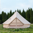 Oxford Bell Tent for Family Camping - Spacious 13.1ft /16.4ft Yurt with Stove Jack, Large Glamping Tents for 4-8 People, 4 Season Oxford Hot Tent Shelter