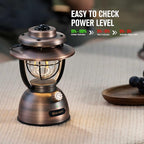 OLIGHT Olantern Classic 2 Pro Camping Lantern, 300 Lumens LED Rechargeable Lamp Flashlight with Dual Light Sources for Hurricane, Emergency, Hiking, Power Outages, Home Decor (Vintage Copper)