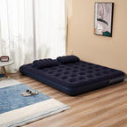 DIMAR GARDEN Queen Size Camping Air Mattress Inflatable Bed with Pillow,Include Hand Pump