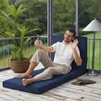 Sleeping Mats for Adults,Memory Foam Camping Trifold Mattress,Folding Pad,Machine Washable Cover,Floor Guest Bed
