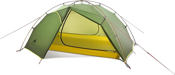 3FULGEAR Tai Chi 2 Ultralight Tent, Bivvy Ground Tent for 2 Person Rainproof Windproof 3/4 Camping Tents Season for Outdoor, Camping, Trekking, Kayaking, Climbing, Hiking, Fishing, Hunting