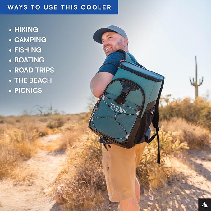 Titan by Arctic Zone Deep Freeze Backpack Cooler 24 Can