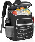 Cooler Backpack, Portable Insulated Leakproof Backpack for 33 Cans (330ml), Lightweight Insulated Soft Cooler Backpack for Picnic, BBQ Camping, Lunch, Beach and Hiking, for Men and Women
