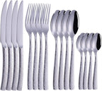Flatware Sets 4pcs/Set Golden ?Portable Stainless Steel Cutlery Complete of Dining Tableware Kitchen Gadget Sets Dinner Forks Knives Spoon