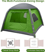 Inflatable Tents for Camping,2/4 Person Easy Setup Blow Up Tents for 4 Seasons Waterproof InflatableTent for Camping, Air Glamping Tents for Camping Adult