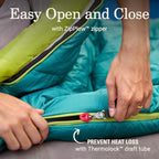 Coleman Big Bay 0/20/40°F Cold-Weather Sleeping Bag, Adult Mummy Sleeping Bag with Headrest, Foot Ventilation, & Storage Sack, Big & Tall Options
