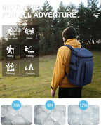 Capolo Cooler Backpack Insulated Waterproof for Women Men,36/45 Cans Lunch Backpack Coolers Leak Proof Soft Cooler Bag Ice Chest for Camping Beach
