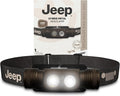 Energizer Jeep HM-2000 Headlamp Rechargeable, Hybrid Power Source Head Lamp, IPX4 Water-Resistant, Bright Rechargeable Headlamp, USB-C Cable Included