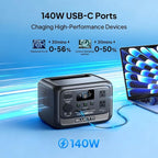 BLUETTI Elite 30 V2 Portable Power Station 600W (Power Lifting 1500W), 288Wh LiFePO4 Battery with 10ms UPS, Emergency Backup Power for Home Blackout/Winter Storm, Solar Generator for Camping/Road Trip