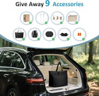 Self-Inflating SUV Air Mattress with Built in Electric Pump，car air Mattress for Trunk，Portable car Mattress for Travle and Camping (Light Gray)
