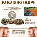 Don't Die In The Woods - Survival Tent - Made with Extra-Thick Space Blanket Thermal Mylar - Emergency Shelter Tube Tent - One of The 10 Essentials for Hiking, Camping, First Aid Kits