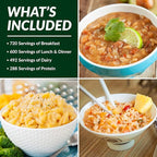 Valley Food Storage Long Term Food Supply Kit | 12 Buckets Emergency Survival Food with 75g+ Daily Protein & 1,800+ Calories | 25 Year Shelf Life, Prepper Supplies for Disaster Preparedness