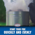 KINGSFORD Heavy Duty Deluxe Charcoal Chimney Starter, Large Capacity Zinc Steel BBQ Fire Starter with Heat Shield and Stay-Cool Handle, Vented Base Air Vents for Fast Even Lighting - 6 Pack