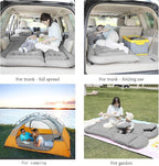 Car Air Mattress for VinFast VF 8 2023 2024 2025, Travel Bed, Camping Bed Cushion, Inflatable Vehicle Air Cot, Portable Sleeping Pad, Inflatable Mattress,Grey