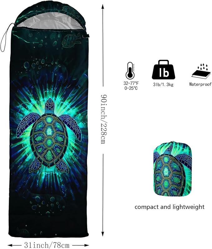 AILONEN Sports Basketball Sleeping Bag for Kids Boys,Warm and Cool Weather,Lightweight,Waterproof Backpacking,3D Galaxy Ball Print Sleeping Bag for Camping