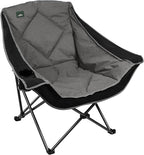Northroad Oversized Foldable Camping Chair, Outdoor Padded Lawn Chair w/Cup Holder,Carry Bag for Beach, Hiking, and Picnics,Heavy-Duty 300-lbs Capacity, Purple