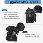 Lunch Box Cooler Bag - Insulated Tactical Lunchbox for Men - Large Lunch Pail or Adults Work Outdoor Shifts Trips Black Camo 16L