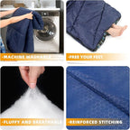 Cotton Flannel Lined Sleeping Bag for Adults Teens Kids, Cold Weather & Warm, 3 Seasons, Lightweight Compact Camping Essentials Equipment, Hiking, Outdoor, Travel
