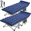 ABORON Heavy-Duty Folding Guest Bed for Adults, 500lb Capacity, Portable Extra Cot with 1213D Double Layer, Ideal for Indoor Guest Stays & Temporary Home Use