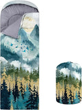 Camping Sleeping Bags, Lightweight Waterproof Sleeping Bag and Compact with Compression Sack for Outdoor