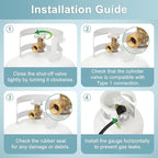 SHINESTAR 21 Inch Propane Regulator with Hose, Gas Grill Regulator and Hose, Grill Replacement Parts, Propane Tank Hose with 3/8" Female Flare Nut