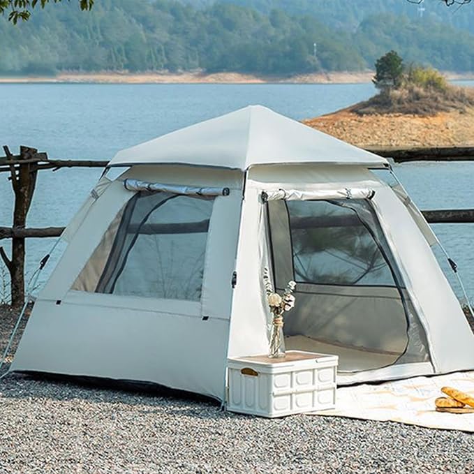 Genérico Camping Tent | Wide and Easy to Set Up Quick - Family Tent for Outdoor Activities, for Adults Teenage Couples on Picnic Hiking Mountaineering and