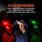 NEBO MYCRO 700 Headlamp | USB-C Rechargeable 700 Lumen Headlamp, 6 Light Modes, White Red & Green Light, IPX4 Water Resistant, Adjustable Strap, Cap Light Convertible