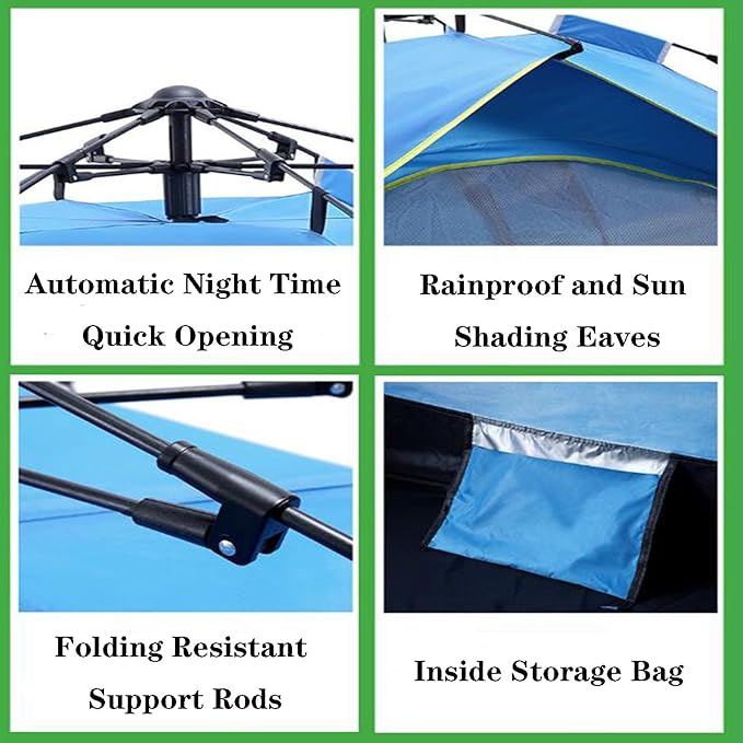 SFKLYU 3/4 Person Camping Tent Lightweight Backpacking Tent Waterproof Lightweight Tent for Outdoor Family Camping, Hiking, Hunting