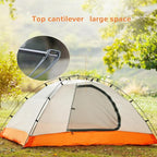 Waterproof Backpacking Tent 2/3 Person, Double-Layer Warm Rainstorm-Proof Outdoor Tent, Lightweight and Suitable for Hiking, Mountain Climbing and Camping in The Wild