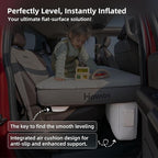 Pickup Cabin Mattress for Tundra & Tacoma, TPU Air Foam Sleeping Pad, Back Seat Inflatable Camping Bed with Rechargeable Pump, CozyPad for Toyota Pickups