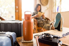 LifeStraw Go Series — Insulated Stainless Steel Water Filter Bottle for Travel and Everyday Use Removes Bacteria, Parasites and Microplastics, Improves Taste, 1L Laguna Teal