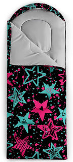 QOOMO Axolotl Cute Camping Sleeping Bags,3 Season Warm & Cool Weather,Lightweight,Waterproof Sleeping Bags for Adults & Kids,Traveling,and Outdoors