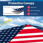 Tangkula 6.6x6.6 Ft Pop Up Canopy, 1 Person Instant Setup Canopy Tent with Center Lock, UPF 50+ Sun Protection, 8 Stakes, 4 Ropes, Portable Outdoor Canopy with Carrying Bag for Camp, Beach, Patio