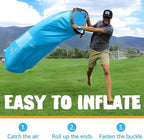 AlphaBeing Inflatable Lounger Beach Chair Accessories, Air Sofa Hammock Inflatable Couch for Camping Backyard Lakeside with Compression Sacks, Ideal Outdoor Gifts for Adults