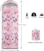 Kids Sleeping Bag for Boys Girls,Checkerboard Cat Print-Lightweight Warm Portable Outdoor Indoor-Waterproof Cold Weather Resistant Sleeping Bag for Camping Hiking