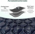 Camping Sleeping Pad, Ultralight Inflatable Mattress Portable Outdoor Air Cushion Sleeping Mat for Travel Hiking Backpacking Tent(Navy Blue)