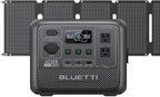 BLUETTI Solar Generator AC50B with 60W Solar Panel Included, 448Wh Portable Power Station w/ 2 700W (1050W Surge) AC Outlets, LiFePO4 Battery Backup for Outdoor Camping, Trip, Power Outage