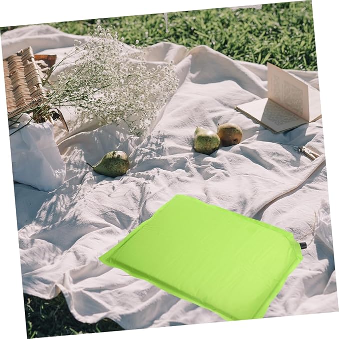 POPETPOP 4pcs Self-Inflating Outdoor Cushion Pad Portable Camping Sleeping Mat for Hiking Stadium and Picnics Moisture-Resistant Design Compact Easy Setup
