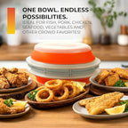 CanCooker Collapsible Plastic Batter Bowl | Mess-Free Breading Shaker Container & Mixer | Ideal for Fish Fry, Fried Chicken, Onion Rings, Wings & More - 5 Pack
