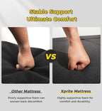 Xprite Upgraded 3" Thick Premium Foam Mattress, Foldable Trunk Sleeping Platform Compatible with 2018-2025 Jeep Wrangler JL 4 Door, Portable Camping & Overlanding Bed