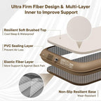 Camping Air Mattress Sleep Cloud Twin with Built in Pump No Air Leak 2 Mins Upgraded Inflatable Mattress Adjustable Firmness 8'' Blow up Mattress Support 1100LBS Portable Home Guests Camping Travel
